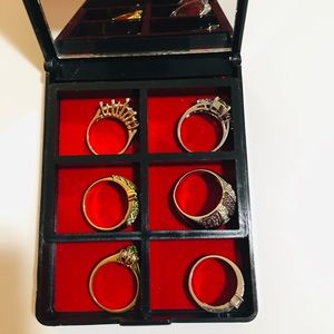 ❌🛑SOLD🛑❌ Ring Bundle of Six and Ring Box